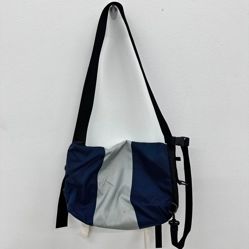 Timbuk2 Classic Messenger‎ Bag Large Blue Commuter Single Strap Canvas Travel